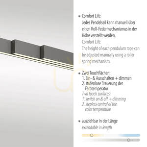 ADRIANA COMFORT LIFT 2598-13 antracitové závěsné svítidlo s 1 LED žárovkou 3 ADRIANA COMFORT LIFT 2598-13 antracitové závěsné svítidlo s 1 LED žárovkou small 3