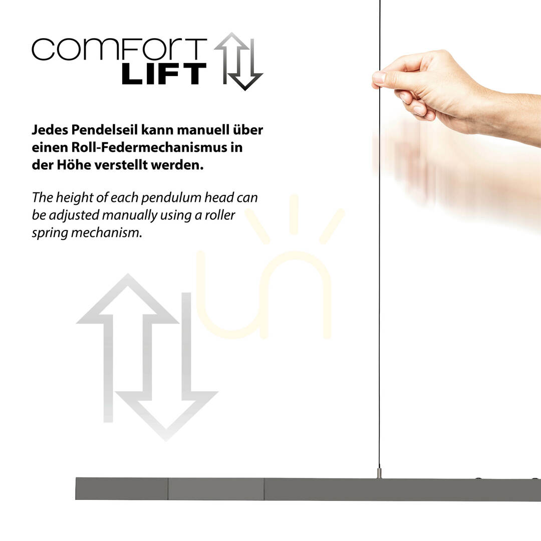 Pohled ADRIANA COMFORT LIFT 2598-13 antracitové závěsné svítidlo s 1 LED žárovkou ADRIANA COMFORT LIFT 2598-13 antracitové závěsné svítidlo s 1 LED žárovkou