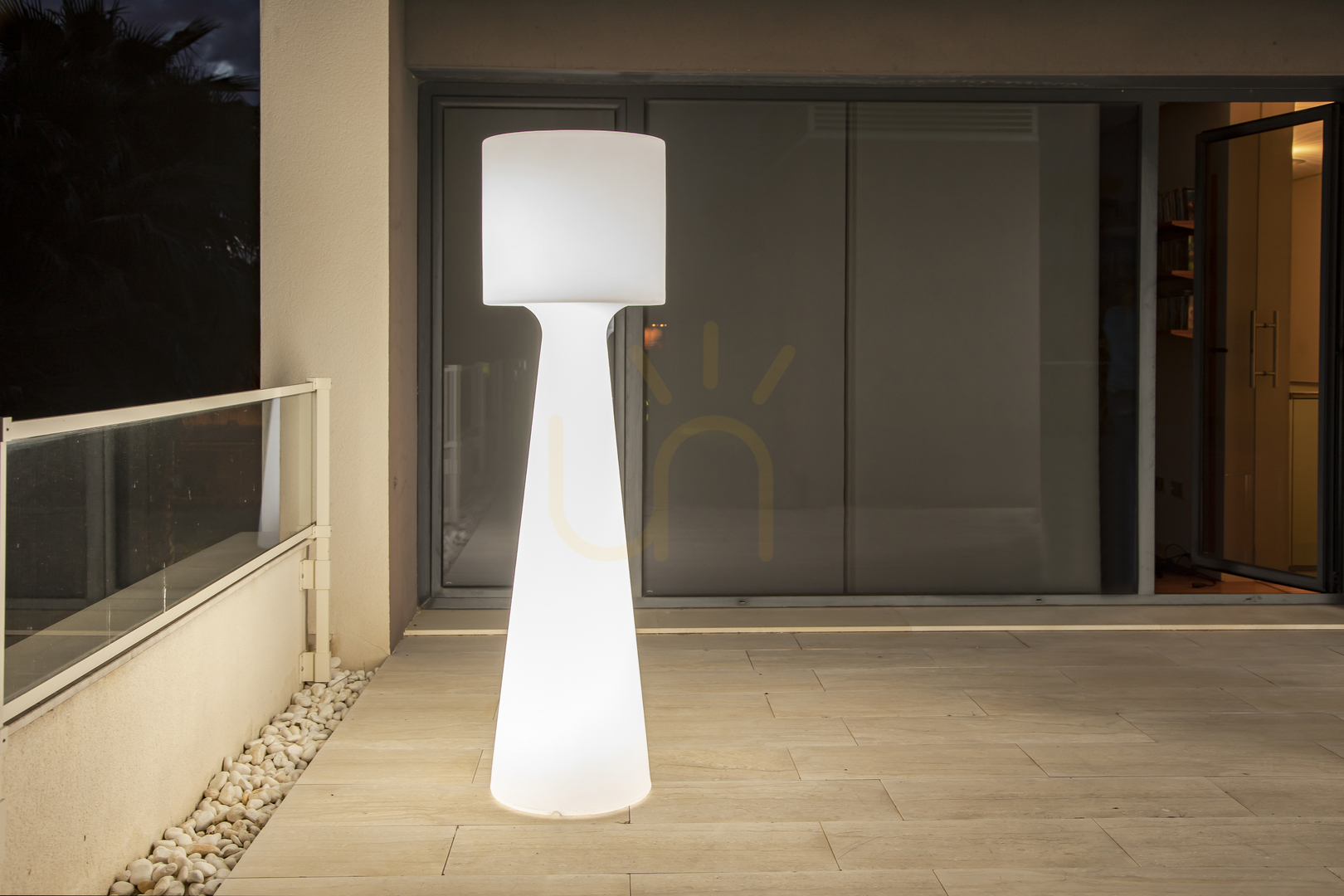 Kontrola GRACE 170 3104 Bílá zahradní lampa s 1 LED diodou GRACE 170 3104 Bílá zahradní lampa s 1 LED diodou