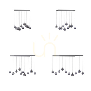 PURE E-INFINITY 2221-15 Šedé závěsné svítidlo s 10 LED diodami 2 PURE E-INFINITY 2221-15 Šedé závěsné svítidlo s 10 LED diodami small 2