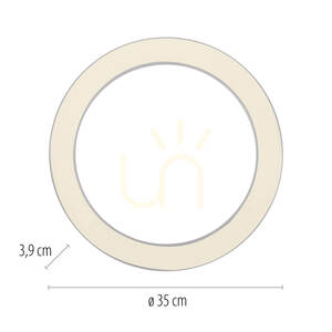 Stropní svítidlo PURE LINES ROUND 6310-16, bílé, 1xLED 1 Stropní svítidlo PURE LINES ROUND 6310-16, bílé, 1xLED small 1