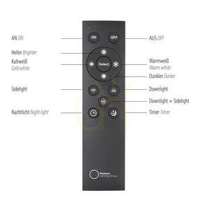Stojací lampa PURE CLIPSE-BOW 562-34, hnědá, 2xLED small 5