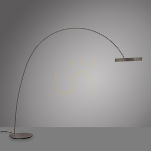 Stojací lampa PURE CLIPSE-BOW 562-34, hnědá, 2xLED small 0