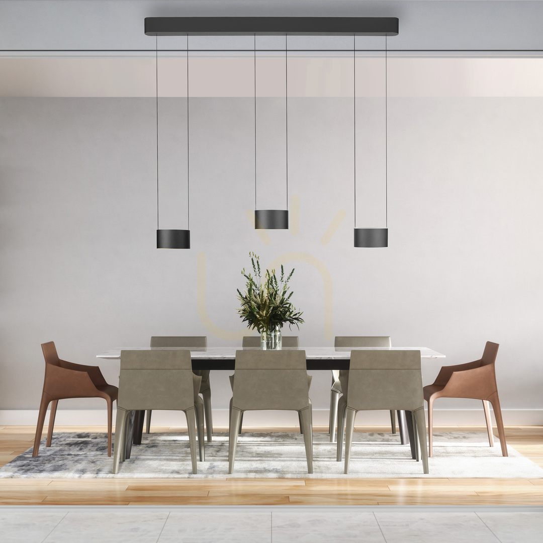 Zobrazit PURE CLIPSE 2473-15 Šedé závěsné svítidlo s 6 LED diodami PURE CLIPSE 2473-15 Šedé závěsné svítidlo s 6 LED diodami