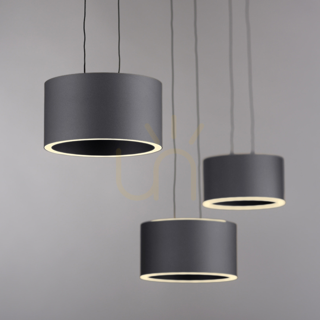 Kontrola PURE CLIPSE 2473-15 Šedé závěsné svítidlo s 6 LED diodami PURE CLIPSE 2473-15 Šedé závěsné svítidlo s 6 LED diodami