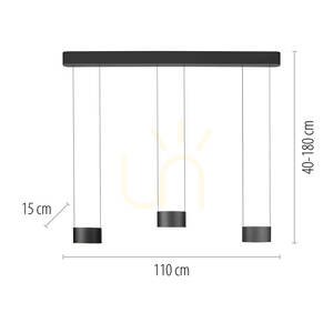 PURE CLIPSE 2473-15 Šedé závěsné svítidlo s 6 LED diodami 9 PURE CLIPSE 2473-15 Šedé závěsné svítidlo s 6 LED diodami small 9