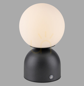 Stolní lampa RUDI 19218-18, černá, 1xLED small 1