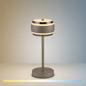 Stolní lampa PURE FALLING RINGS 4503-97, hnědá, 1xLED small 2