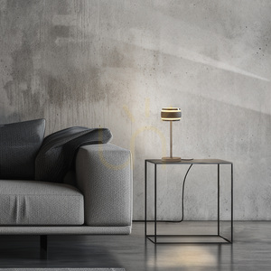 Stolní lampa PURE FALLING RINGS 4503-97, hnědá, 1xLED small 5