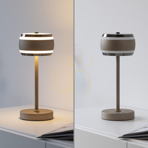 Stolní lampa PURE FALLING RINGS 4503-97, hnědá, 1xLED small 6