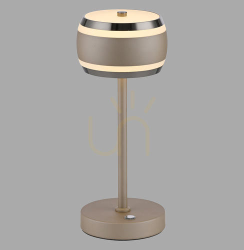 Kontrola Stolní lampa PURE FALLING RINGS 4503-97, hnědá, 1xLED