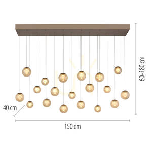 PURE POPUP 2589-97 Hnědé závěsné svítidlo s 19 LED diodami 7 PURE POPUP 2589-97 Hnědé závěsné svítidlo s 19 LED diodami small 7