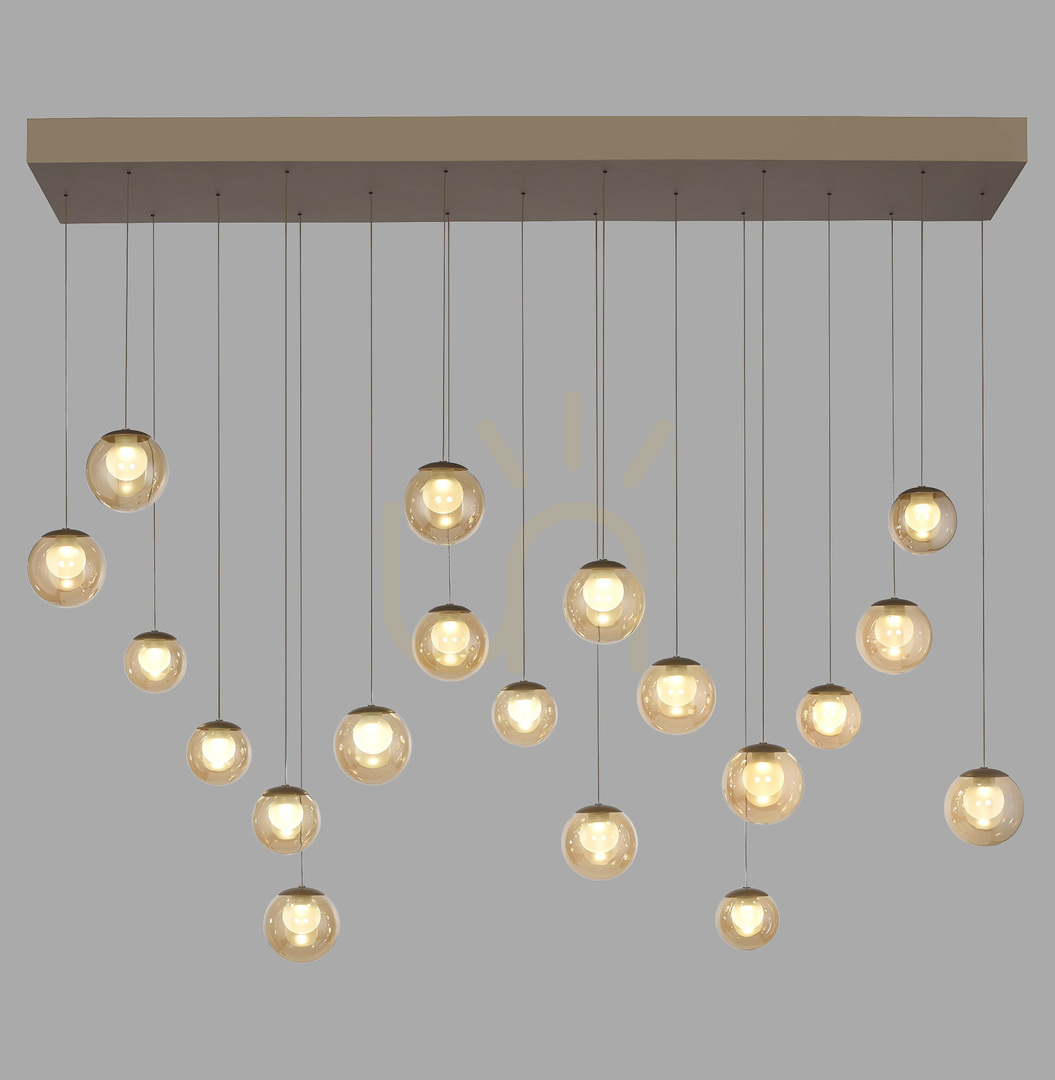 Kontrola PURE POPUP 2589-97 Hnědé závěsné svítidlo s 19 LED diodami PURE POPUP 2589-97 Hnědé závěsné svítidlo s 19 LED diodami