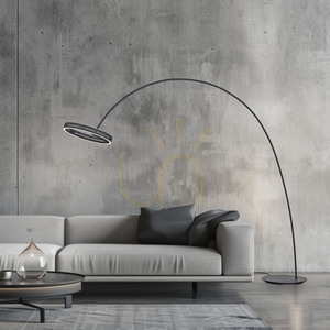 Stojací lampa PURE LOOP-BOW 561-18, černá, 2xLED small 2
