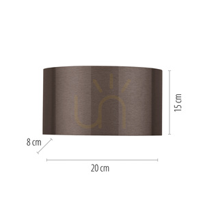 PURE CLIPSE 8561-34 Hnědé nástěnné svítidlo s 2 LED diodami small 2