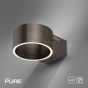 PURE CLIPSE 8561-34 Hnědé nástěnné svítidlo s 2 LED diodami small 4