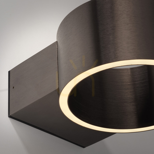 Kontrola PURE CLIPSE 8561-34 Hnědé nástěnné svítidlo s 2 LED diodami