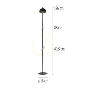 BELLIS 19245-18 Stojací lampa, černá, 1xLED small 9