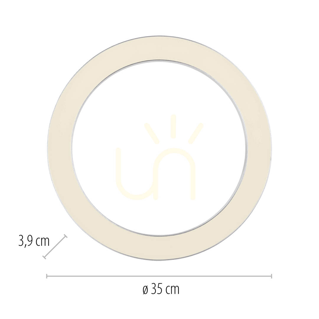 Zobrazit Stropní svítidlo PURE LINES ROUND 6310-95, stříbrné, 1xLED Stropní svítidlo PURE LINES ROUND 6310-95, stříbrné, 1xLED