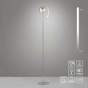 BELLIS 19245-17 Chromová stojací lampa, 1xLED 3 BELLIS 19245-17 Chromová stojací lampa, 1xLED small 3