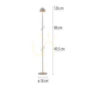 BELLIS 19245-39 Stojací lampa, béžová, 1xLED small 6