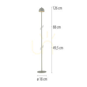 BELLIS 19245-43 Stojací lampa, šedá, 1xLED 7 BELLIS 19245-43 Stojací lampa, šedá, 1xLED small 7