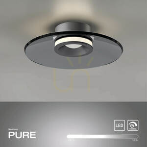Stropní svítidlo PURE MOON 6094-15, šedé, 2xLED small 1