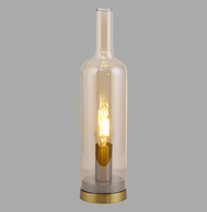 Stolní lampa BOTTLE14006-27, jantarová, 1xE14 0 Stolní lampa BOTTLE14006-27, jantarová, 1xE14 small 0