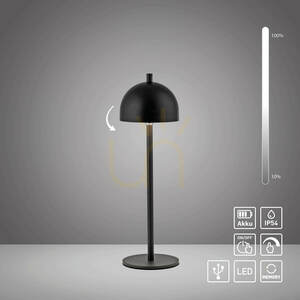 Stolní lampa BELLIS 19244-18, černá, 1xLED small 1