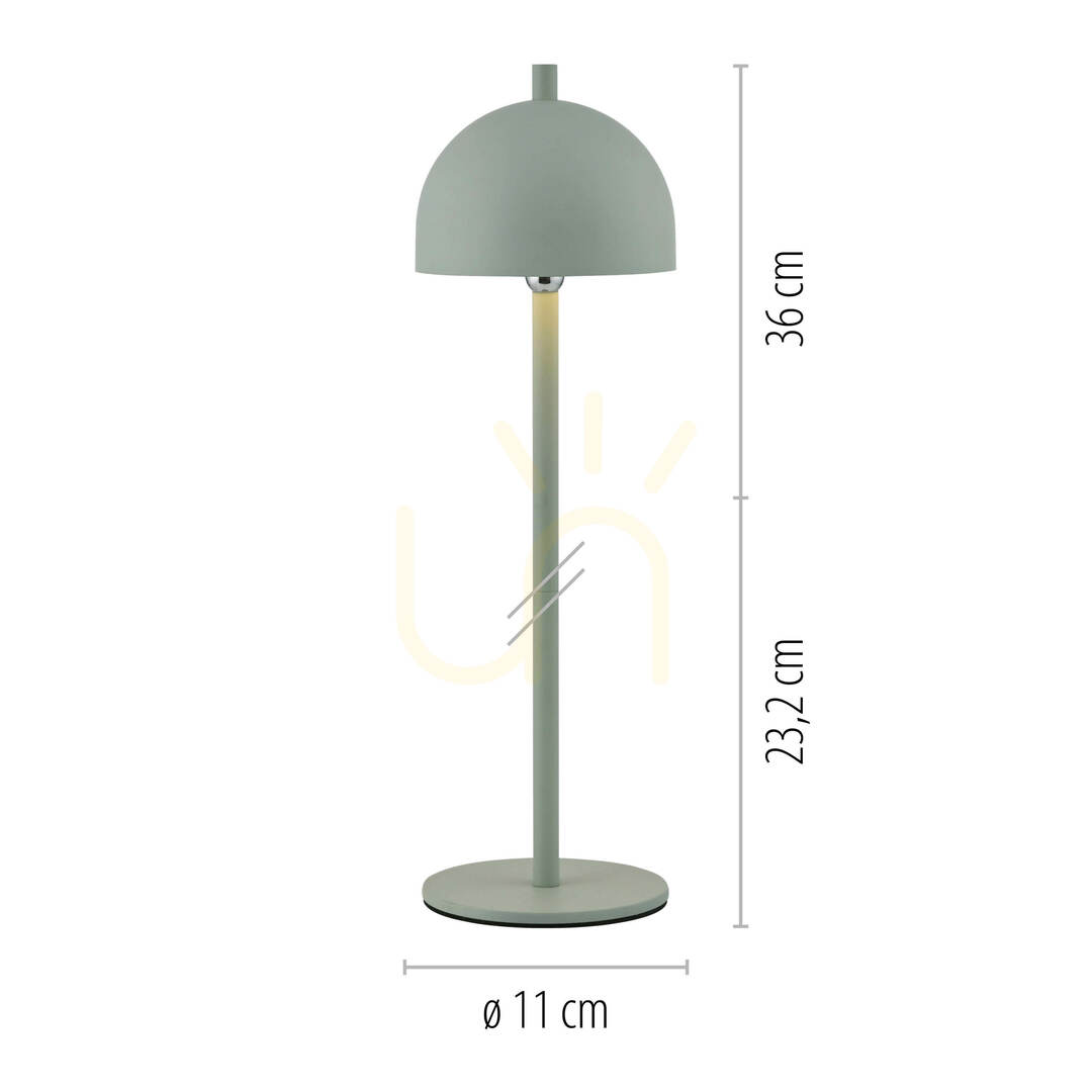 Zobrazit Stolní lampa BELLIS 19244-43, šedá, 1xLED Stolní lampa BELLIS 19244-43, šedá, 1xLED