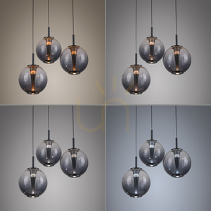 PURE E-Infinity 2222-15 Šedé závěsné svítidlo s 3 LED diodami 4 PURE E-Infinity 2222-15 Šedé závěsné svítidlo s 3 LED diodami small 4