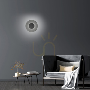PURE MOON 9594-15 Nástěnné svítidlo, šedé, 1xLED small 5