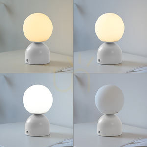 Stolní lampa RUDI 19218-16, bílá, 1xLED small 6