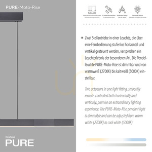 PURE MOTO-RISE 2545-18 Černé závěsné svítidlo s 3 LED diodami 8 PURE MOTO-RISE 2545-18 Černé závěsné svítidlo s 3 LED diodami small 8