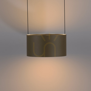 PURE CLIPSE 2473-97 Hnědé závěsné svítidlo s 6 LED diodami small 7