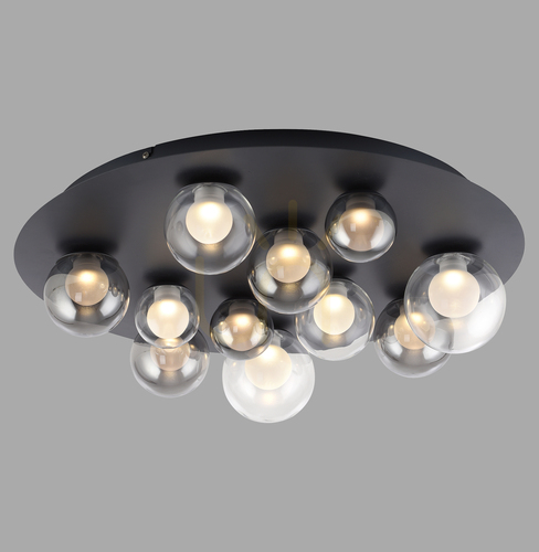Kontrola Stropní svítidlo PURE POPUP 6588-15, šedé, 11 LED diod