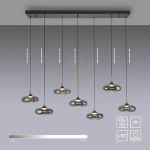 POSH 15695-15 Šedé závěsné svítidlo se 7 LED diodami 1 POSH 15695-15 Šedé závěsné svítidlo se 7 LED diodami small 1