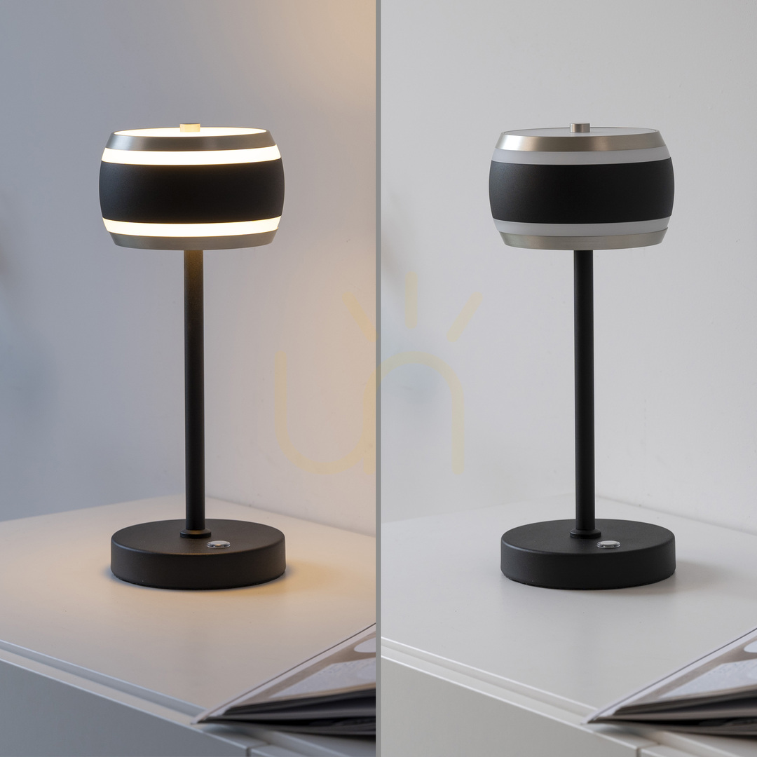 Kontrola Stolní lampa PURE FALLING RINGS 4503-18, černá, 1xLED Stolní lampa PURE FALLING RINGS 4503-18, černá, 1xLED