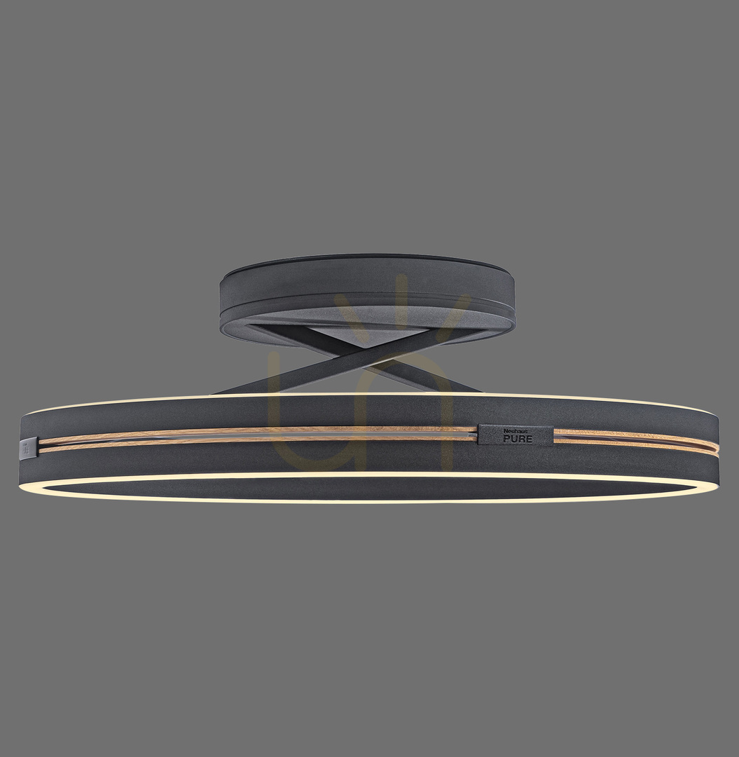 Zobrazit PURE LOOP 6552-18 Černé stropní svítidlo, 2xLED PURE LOOP 6552-18 Černé stropní svítidlo, 2xLED