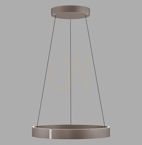 Kontrola PURE E-CLIPSE 2561-34 Hnědé závěsné svítidlo s 2 LED diodami