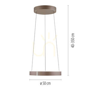 PURE E-CLIPSE 2560-34 Hnědé závěsné svítidlo s 2 LED diodami 3 PURE E-CLIPSE 2560-34 Hnědé závěsné svítidlo s 2 LED diodami small 3
