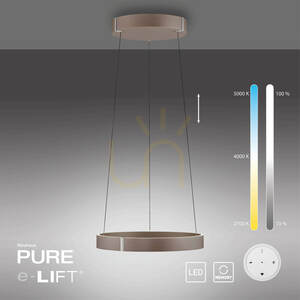 PURE E-CLIPSE 2560-34 Hnědé závěsné svítidlo s 2 LED diodami 6 PURE E-CLIPSE 2560-34 Hnědé závěsné svítidlo s 2 LED diodami small 6