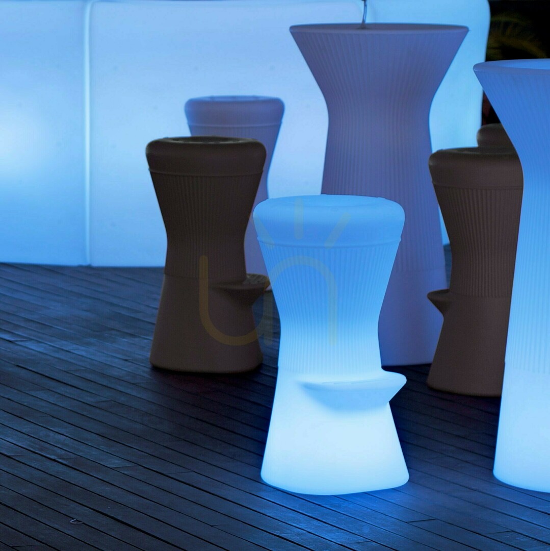 Pohled CORFU 3162 Bílá zahradní židle, 1xLED CORFU 3162 Bílá zahradní židle, 1xLED