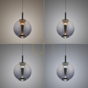PURE INFINITY 2220-15 Šedé závěsné svítidlo s 1 LED žárovkou small 4