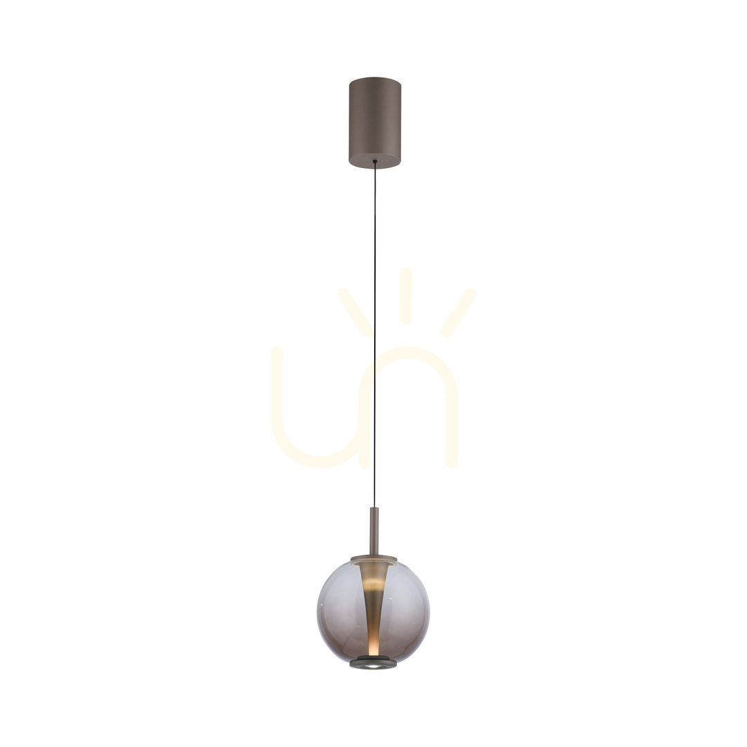 Pohled Závěsné svítidlo PURE INFINITY 2220-97, hnědé, 1xLED Závěsné svítidlo PURE INFINITY 2220-97, hnědé, 1xLED
