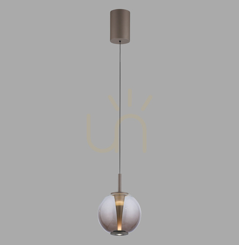 Kontrola Závěsné svítidlo PURE INFINITY 2220-97, hnědé, 1xLED