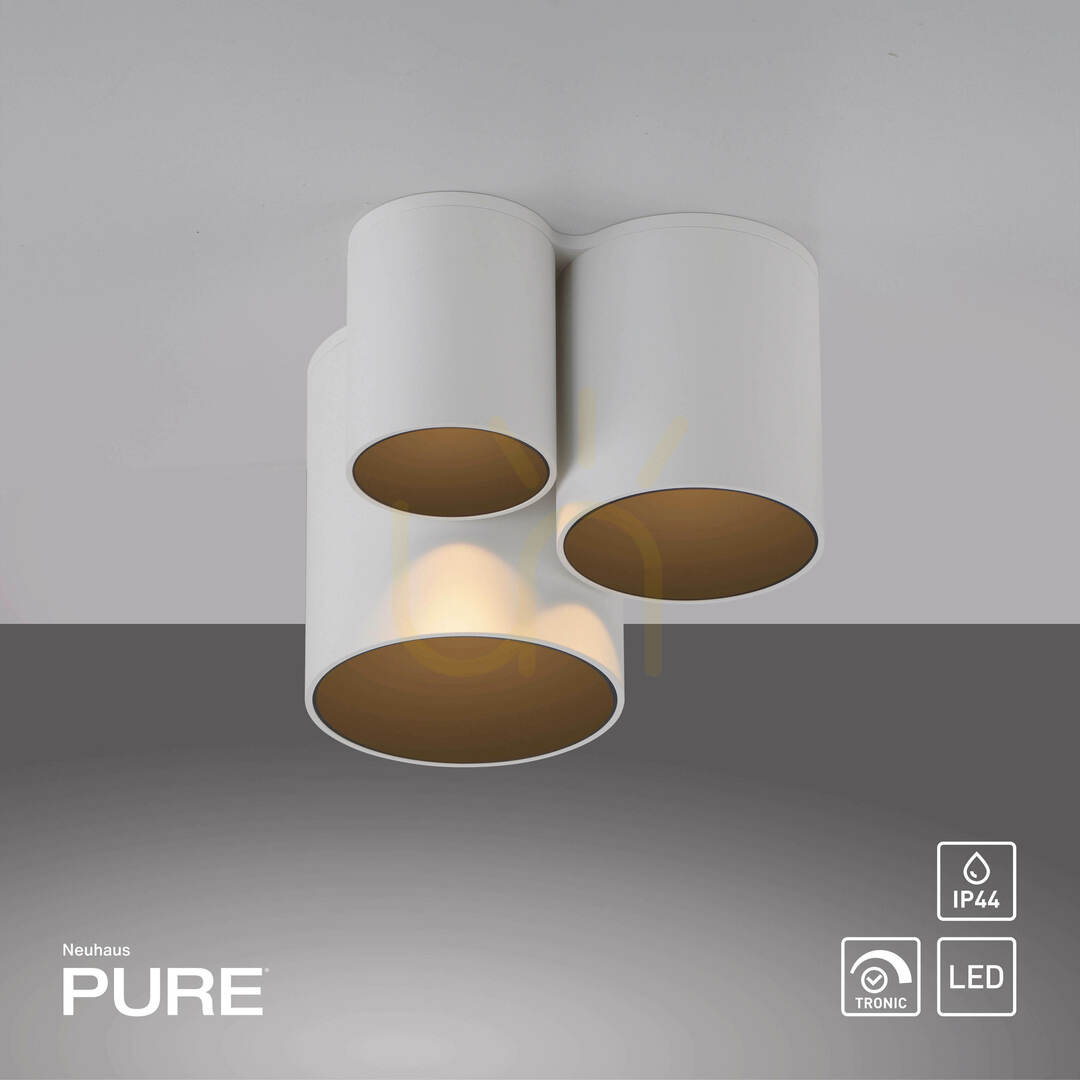 Pohled PURE POINT 6750-16 Bílé stropní svítidlo, 1xLED PURE POINT 6750-16 Bílé stropní svítidlo, 1xLED