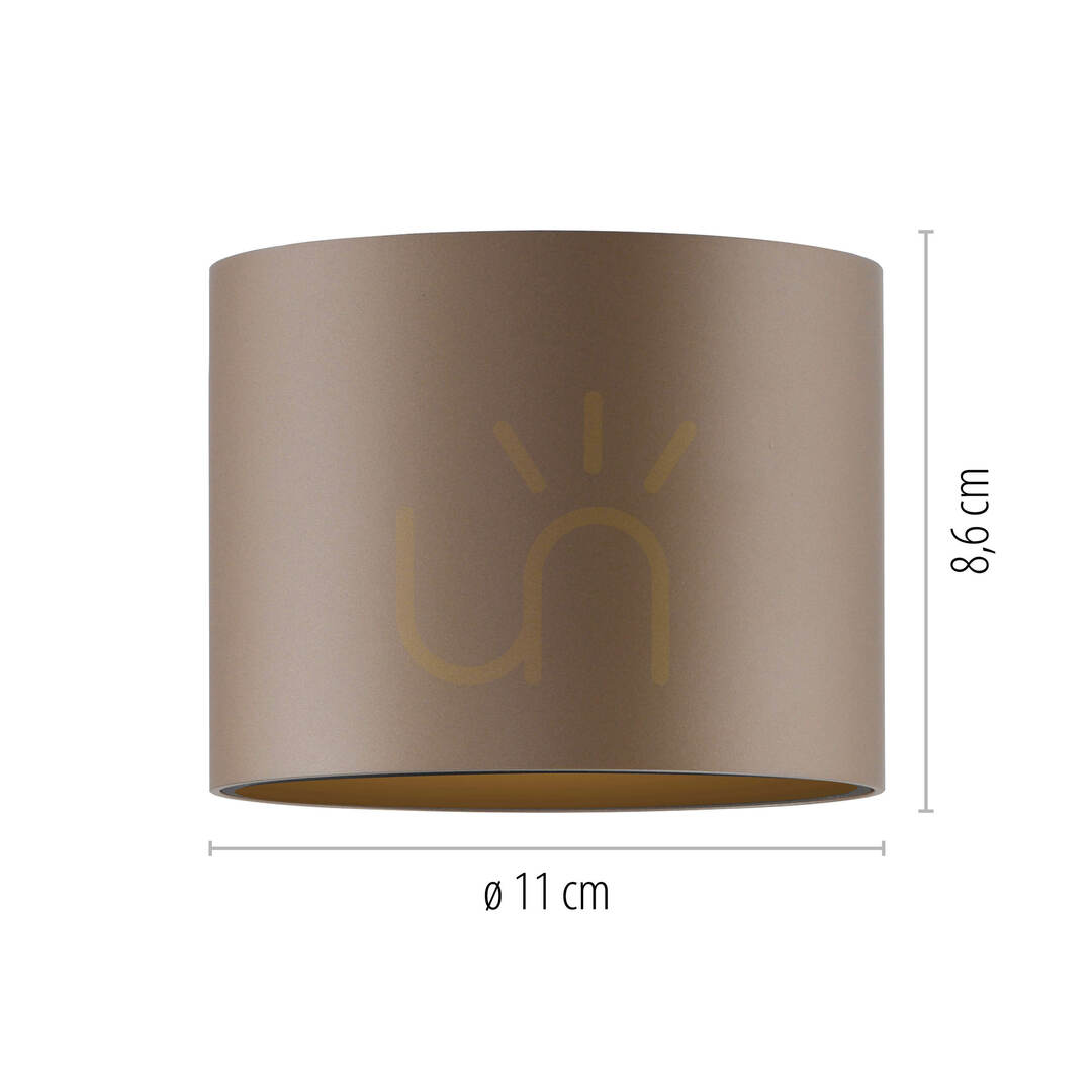 Kontrola PURE POINT 6761-97 Stropní svítidlo, hnědé, 1xLED PURE POINT 6761-97 Stropní svítidlo, hnědé, 1xLED