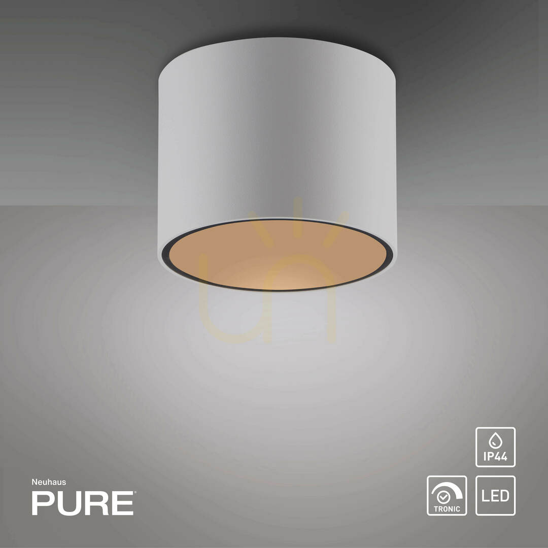 Pohled PURE POINT 6761-16 Bílé stropní svítidlo, 1xLED PURE POINT 6761-16 Bílé stropní svítidlo, 1xLED
