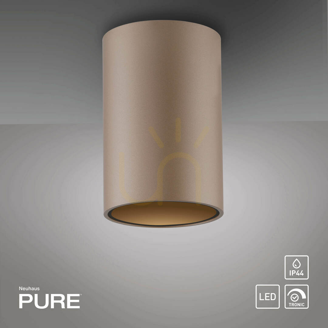 Pohled PURE POINT 6749-97 Stropní svítidlo, hnědé, 1xLED PURE POINT 6749-97 Stropní svítidlo, hnědé, 1xLED